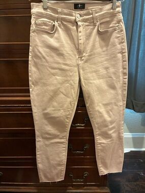7 For All Mankind Women’s Pinkish Purple Jeans.